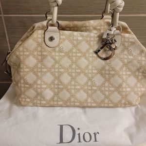Christian Dior canvas bag